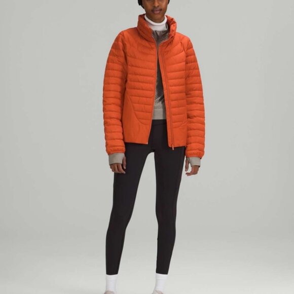 NWT Lululemon Lightweight Relaxed-Fit Down Jacket Canyon Orange - Picture 6 of 12